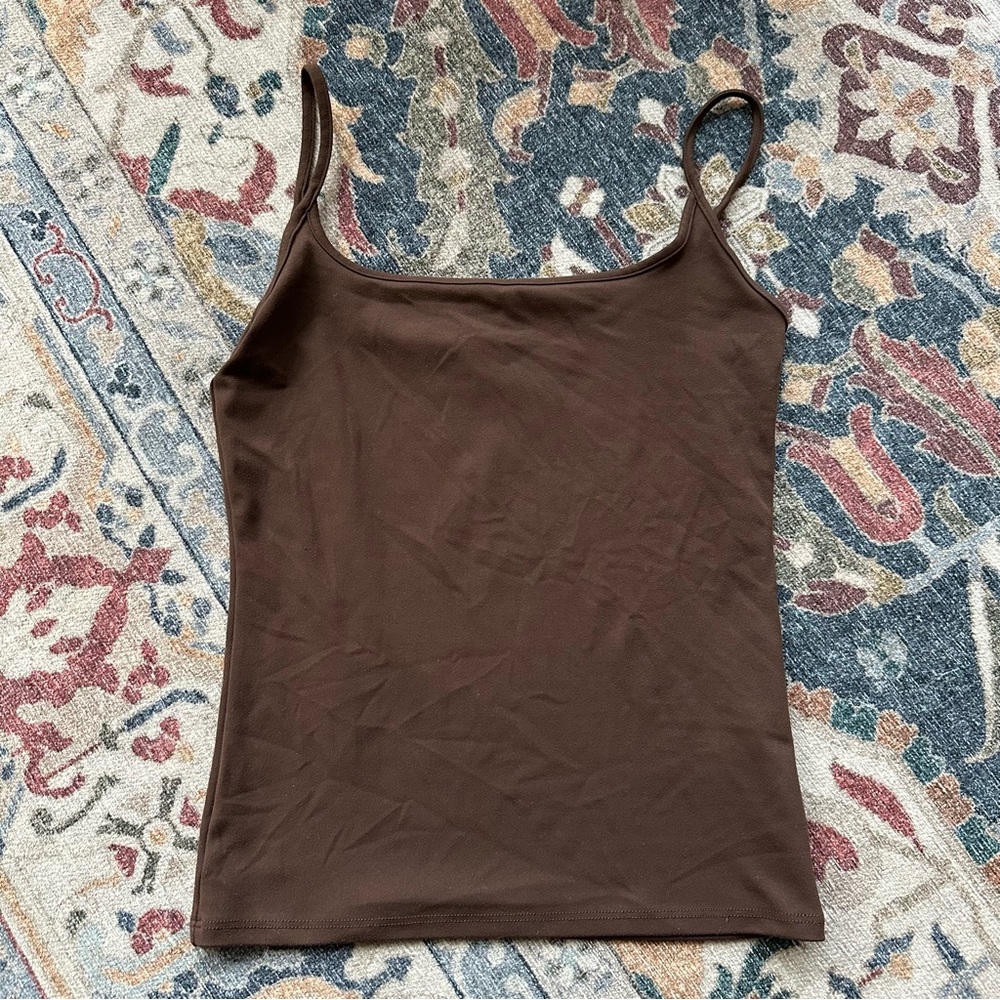 JOAH BROWN smoothing cami in sueded umber